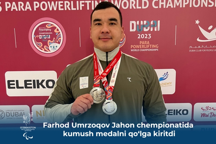 Farhod Umrzoqov Jahon chempionatida kumush medalni qo‘lga kiritdi